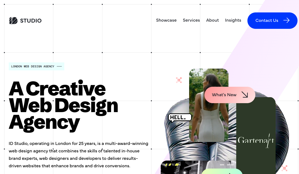 ID Studio homepage screenshot