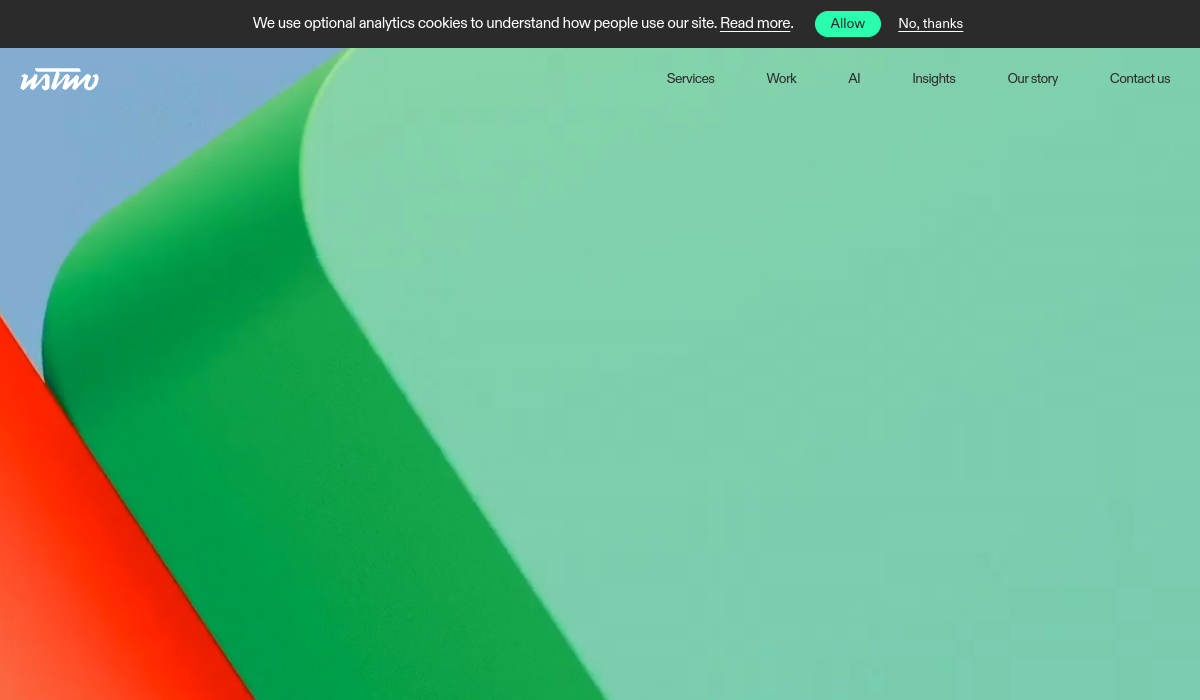 ustwo homepage screenshot